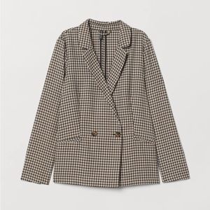 H&M houndstooth blazer in a size M